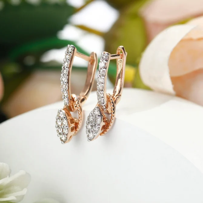 dual use diamond earrings