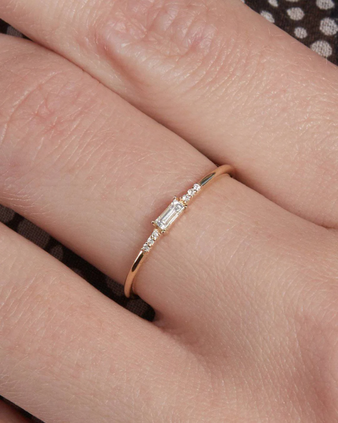 Baguette Brilliance Band Ring