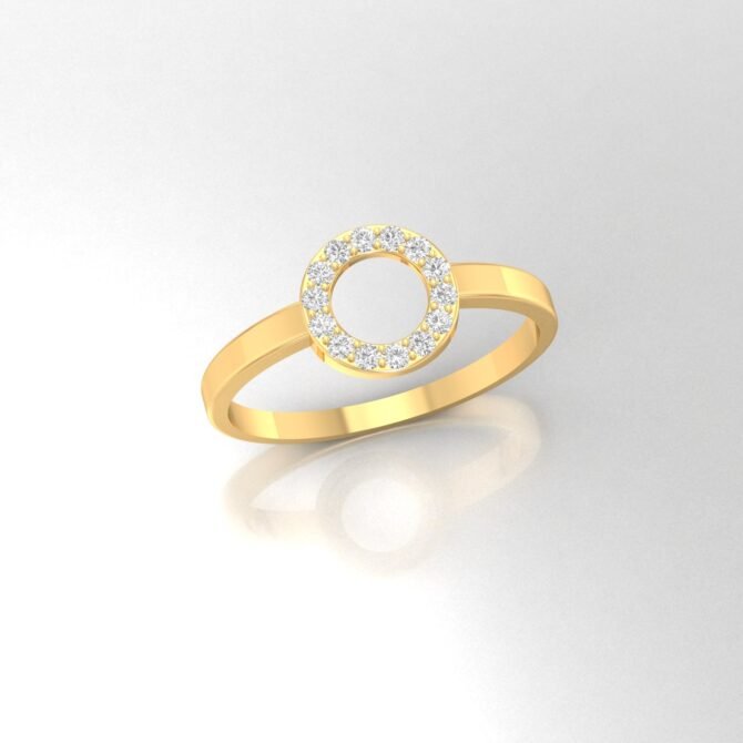 Celestial Circle Diamond Ring