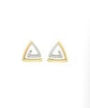 Trianglular Elegance Diamond Earrings