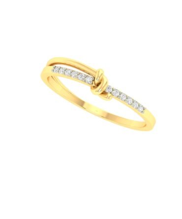 Infinite Love Knot Radiance Ring