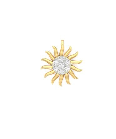 Golden Sunray Pendant