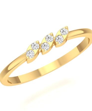 Elysian Diamond Arc Ring