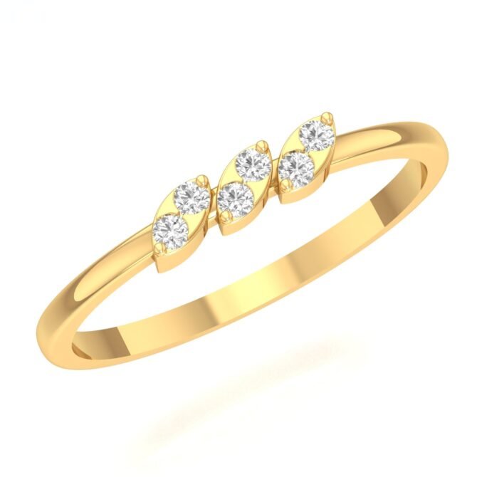 Elysian Diamond Arc Ring