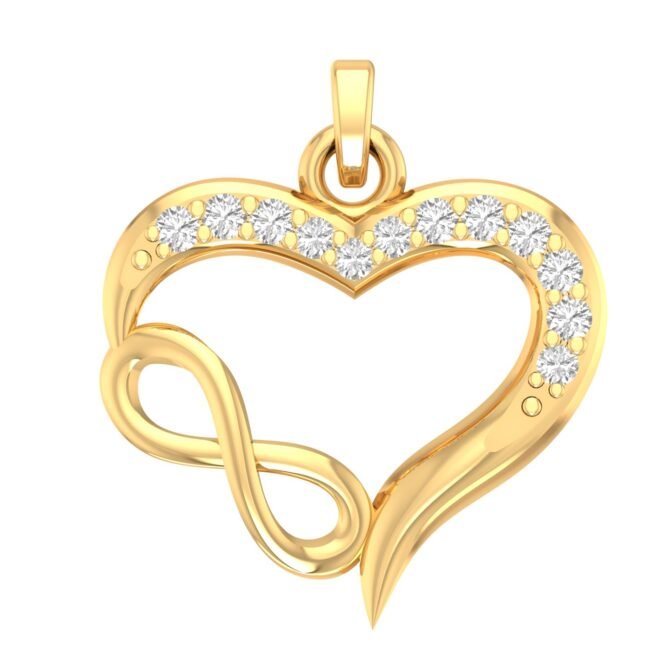 Endless Devotion Diamond Charm Pendant