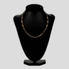 Golden Cylindrical Orb Gold Chain