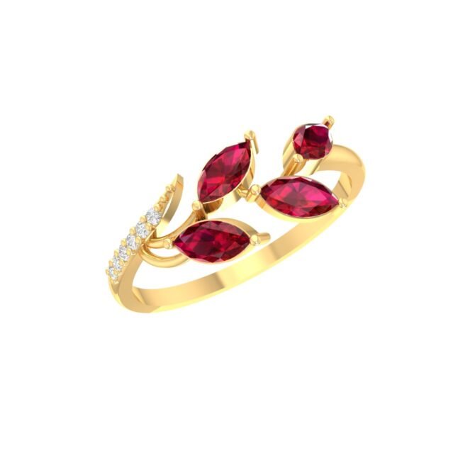 Adelina Gold Diamond Ring